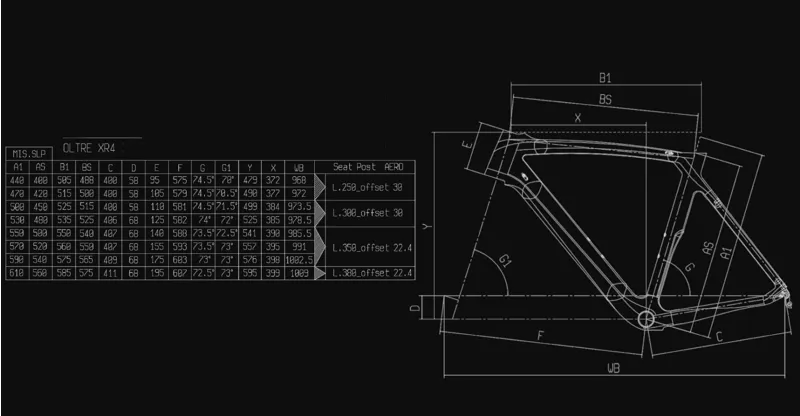 2021 Bianchi Oltre XR4  Non Disc - Frameset-3